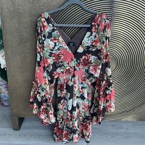 Floral mini dress